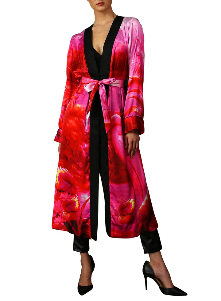 "Kyle X Shahida" "colorful kimono" "Kyle Richards""silk robes and kimonos" "silk robes for women" "washable silk robe"