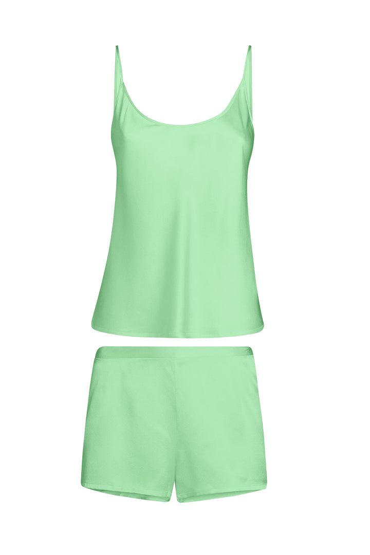 "summer cami tops" "Kyle X Shahida"  "mint green camisole top" "dressy camisole tops"