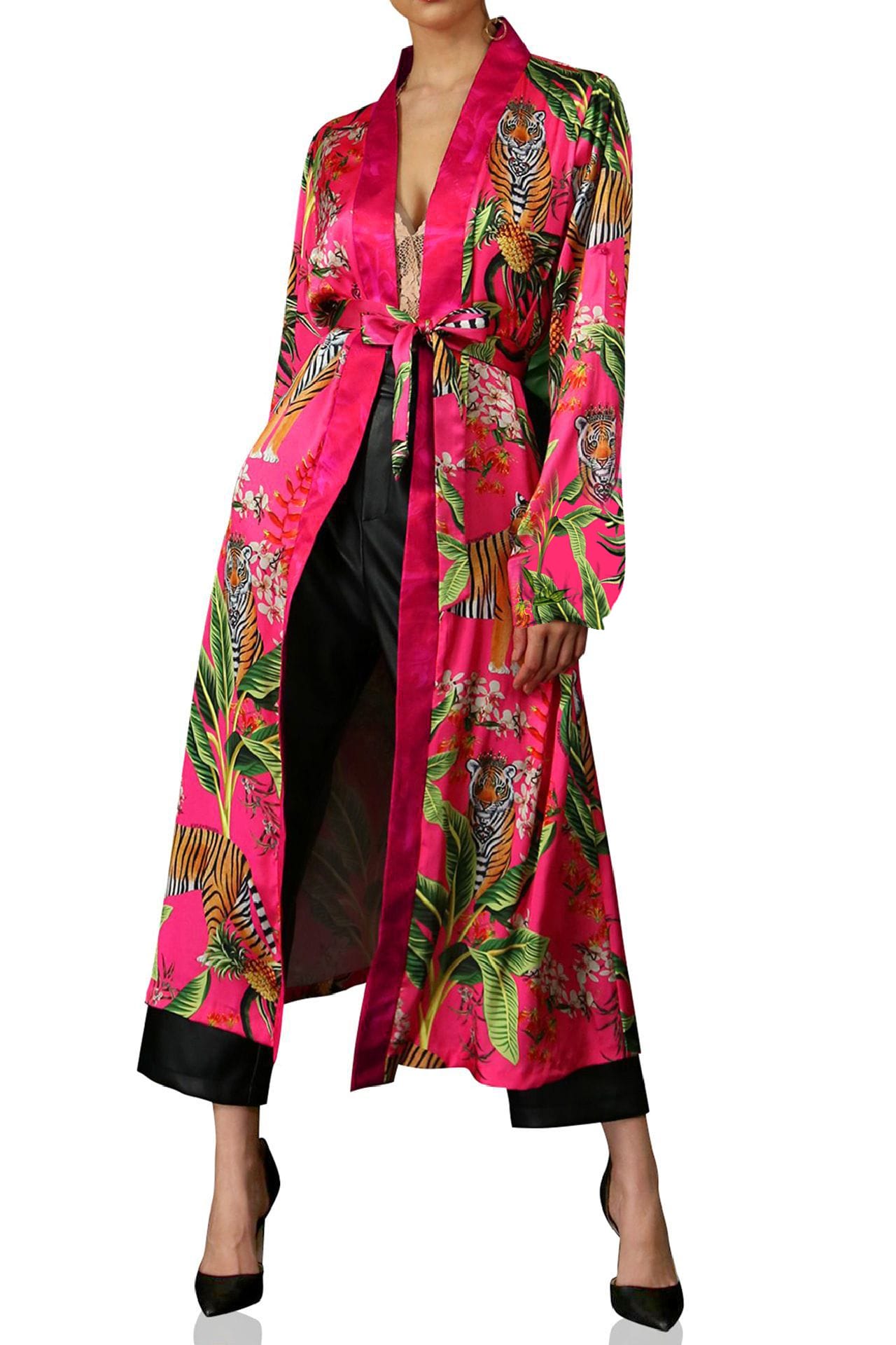 "womens long kimono robe" "silk kimono robes for women" "Kyle X Shahida" "silk kimono womens"  "long silk robe," "robe silk kimono"