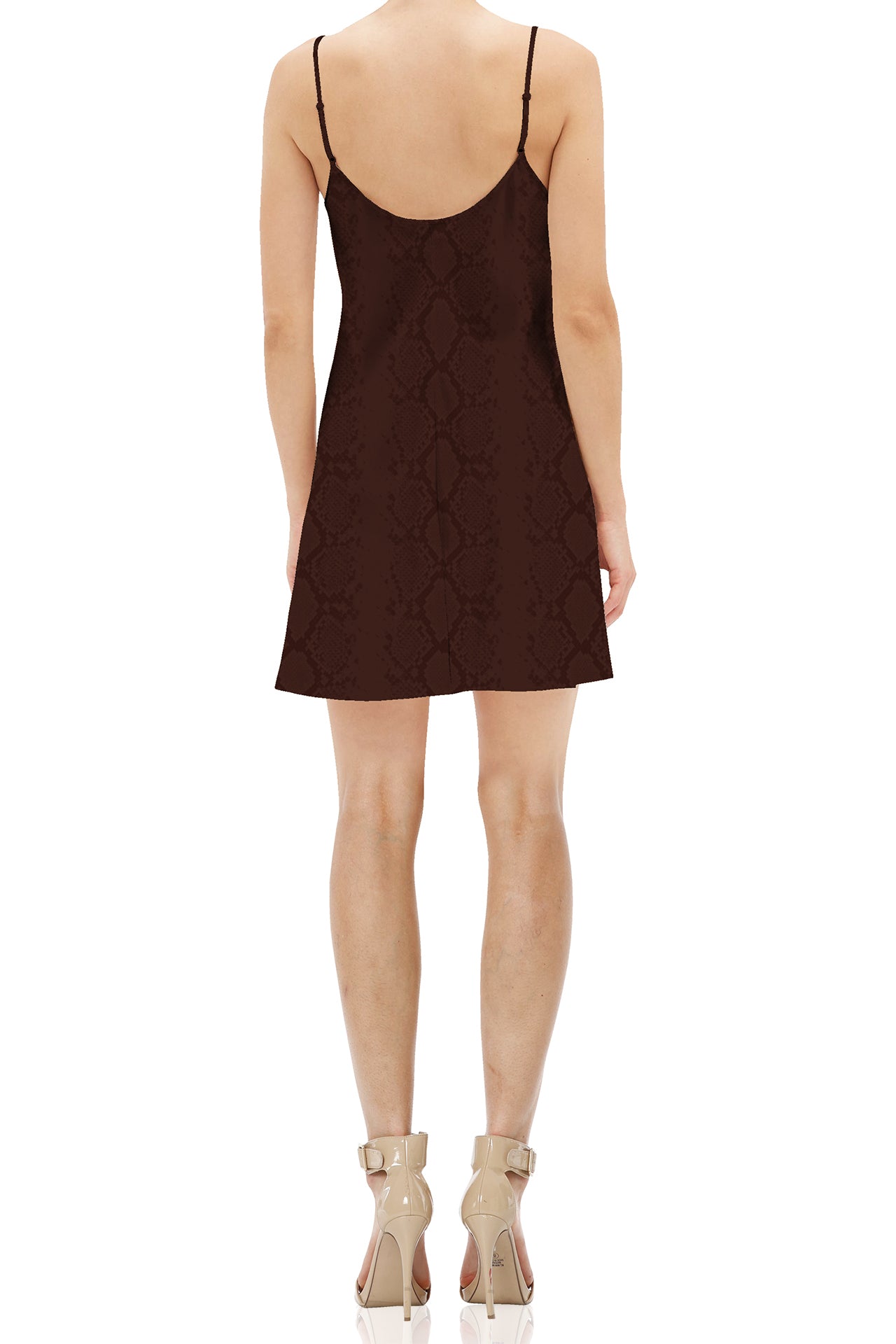 Brown Elegance Redefined: Camisole Mini Slip Dress - Your Fashion Must-Have  – Kyle x Shahida