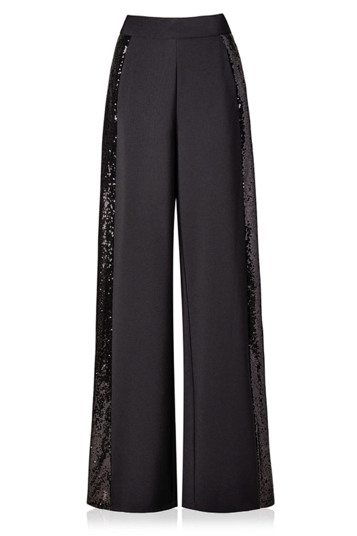 black-sequin-trouser-suit-Kyle-X-Shahida-sequin-long-sleeve-body-suit-sequence-suit-for-women-sequin-black-suit