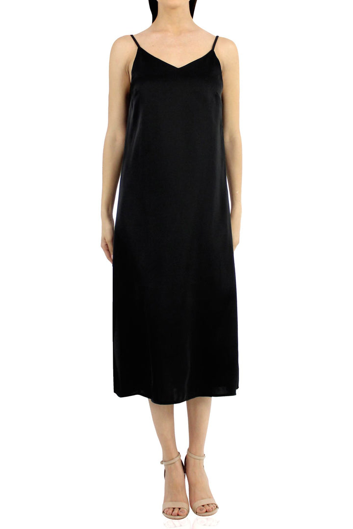 "midi slip dress satin" "long slips for dresses" "Kyle X Shahida" "best slip dresses"