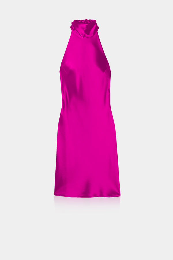 "halter neck mini dress" "Kyle X Shahida" "casual halter neck dress" "purple dress mini"