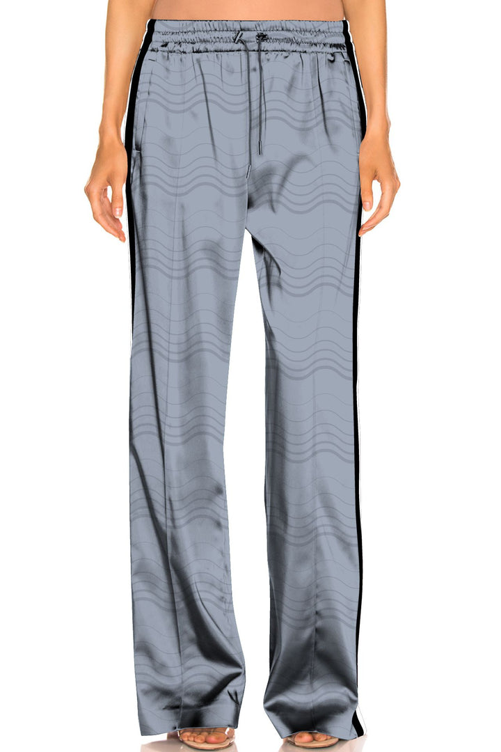 "wide leg palazzo pants" "Kyle X Shahida" "silk wide leg pants" "straight leg pants women" 