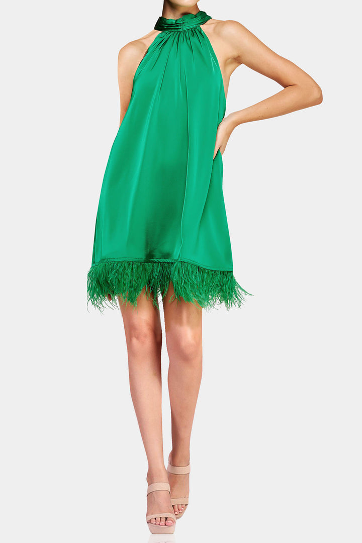 short dresses for women,
sexy mini dress,
green mini dresses,
Kyle X Shahida,