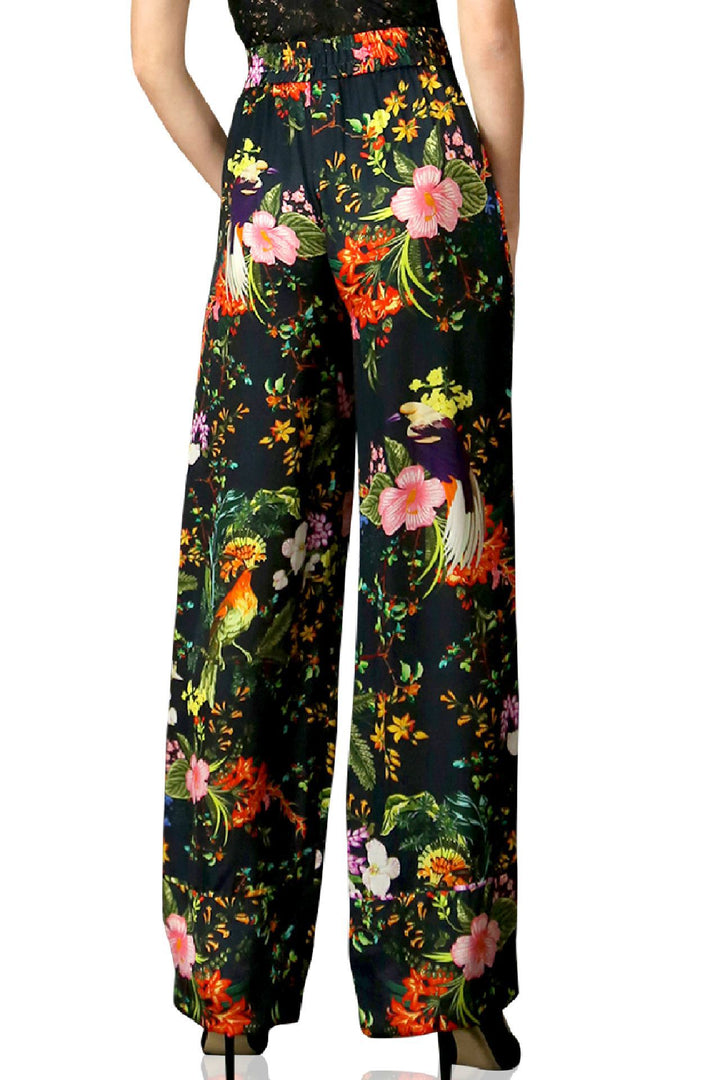 "floral wide leg pants" "straight leg pants women" "plus size plazzo pants" "Kyle X Shahida" 