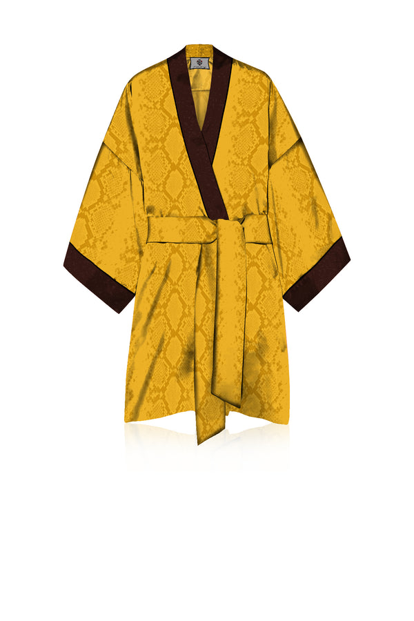 Kyle X Shahida,
silk kimono robe womens,
summer robes for women,
designer robe,