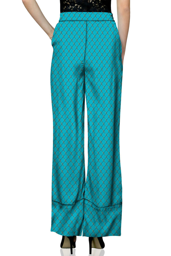 "plazzos for women" "light blue dress pants" "Kyle X Shahida" "wide leg plazzo pants"