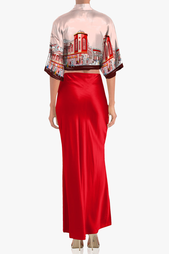 Rodeo Print Drive, 
Kyle X Shahida,
floor length skirt,
cute long skirts,