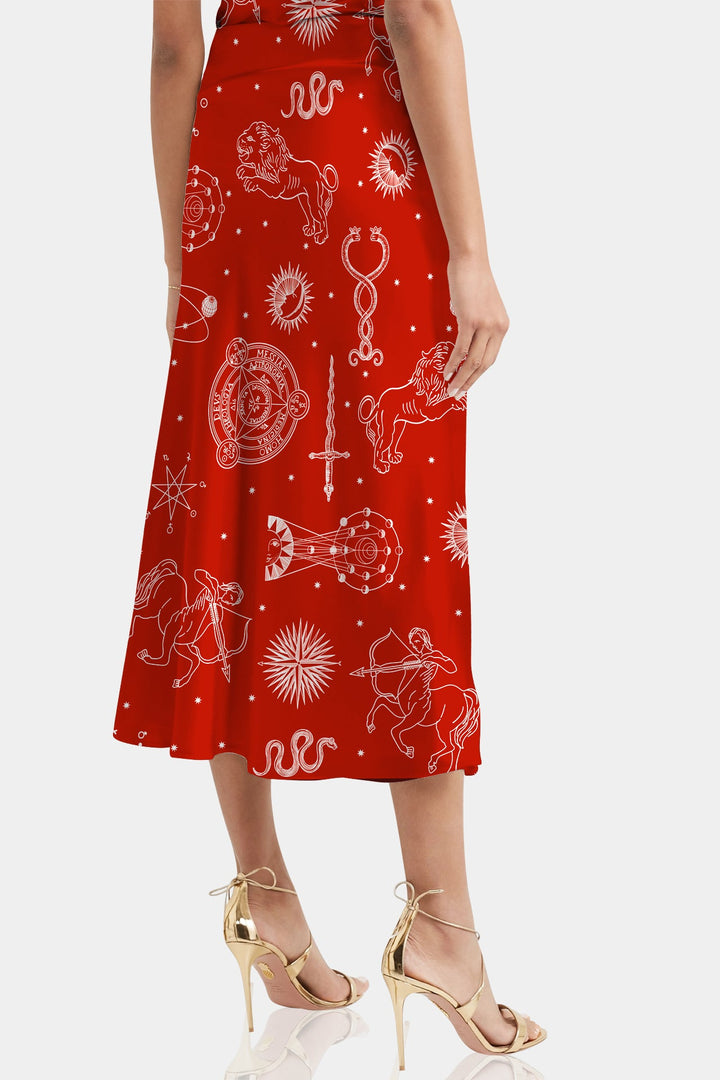 Kyle X Shahida,
printed midi skirt,
printed skirt,
ladies knee length skirts,