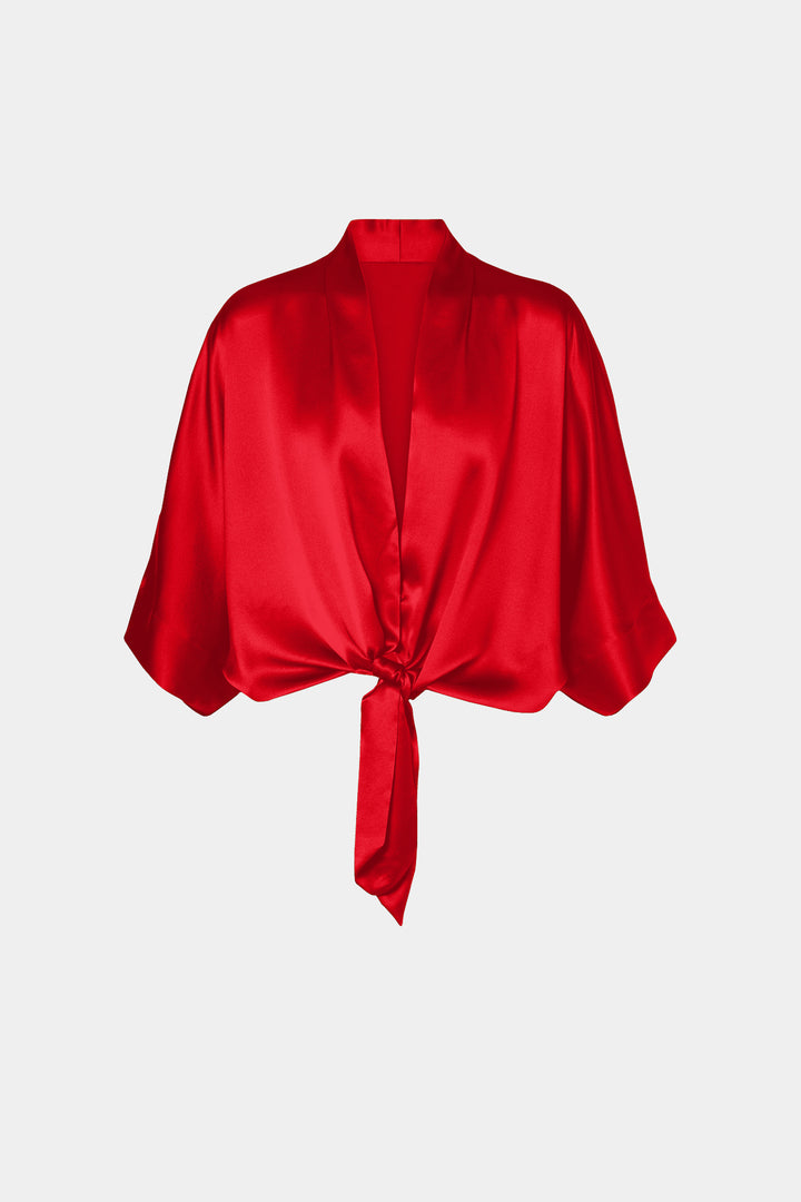 womens tops and blouses,
holiday tops for women,
red tops, Kyle X Shahida,