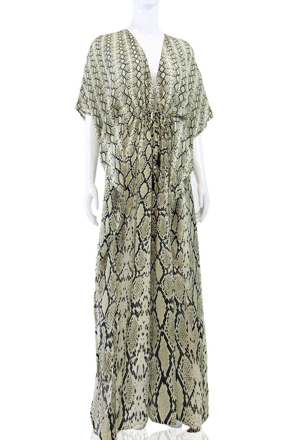 Kyle Snake Print Kaftan