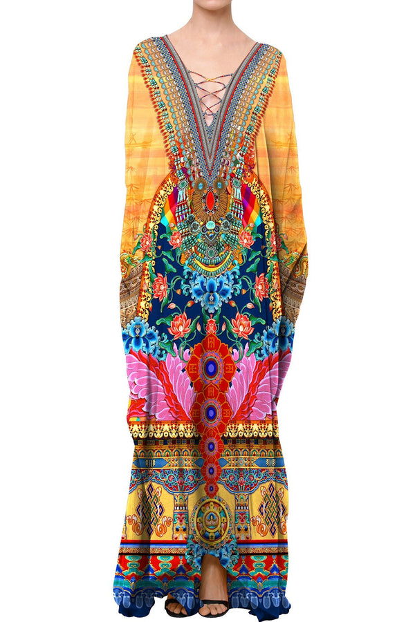 Multi-wear caftan & long Kaftan Dress