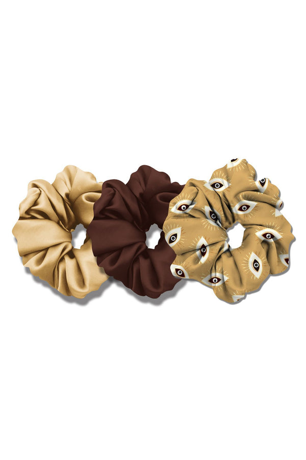 Holiday Silk Scrunchie Sets