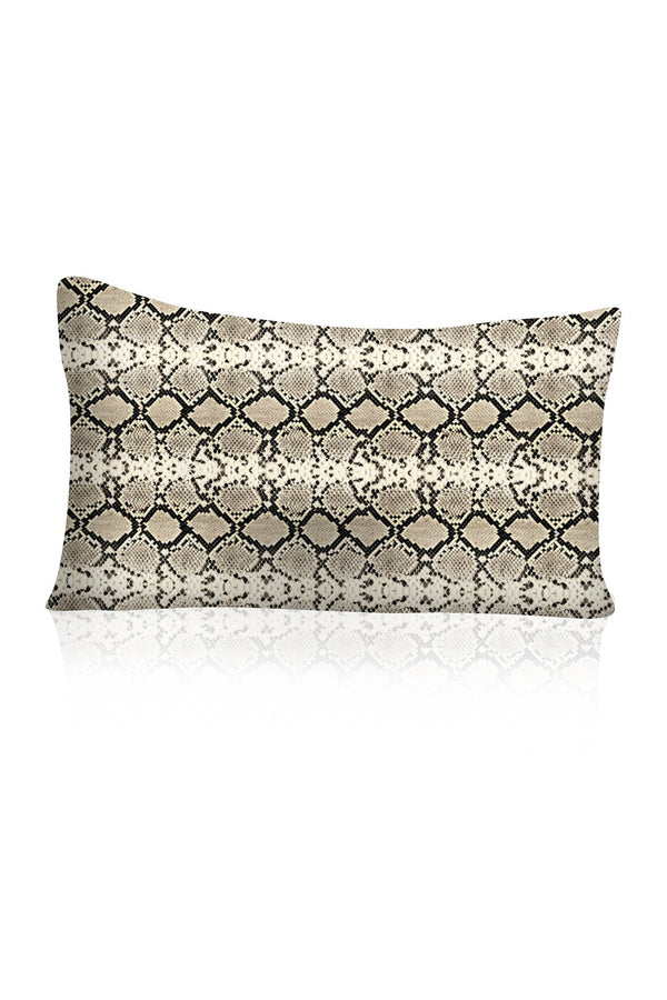 Designer Throw Pillows Cover in Snakeskin