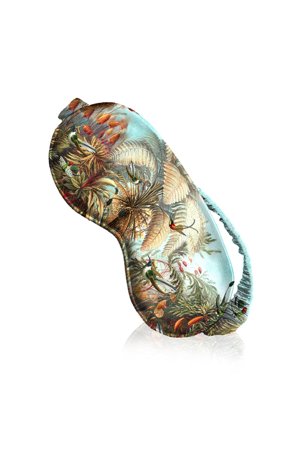 Luxury Eye Mask in Nature Print