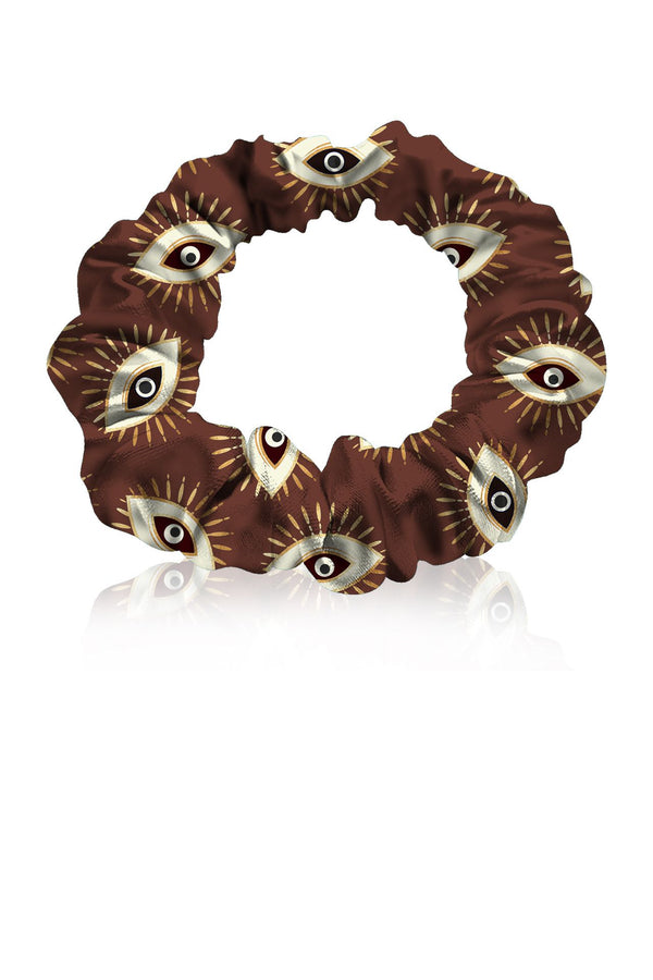 Brown Hair Scrunchies