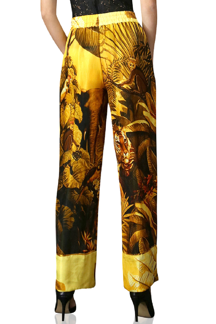 Designer-Jungle-Print-Womens-Pants-By-Kyle-Richard