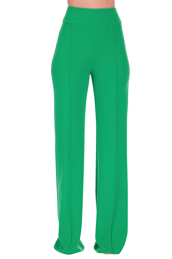 Wide Leg Pant in Green