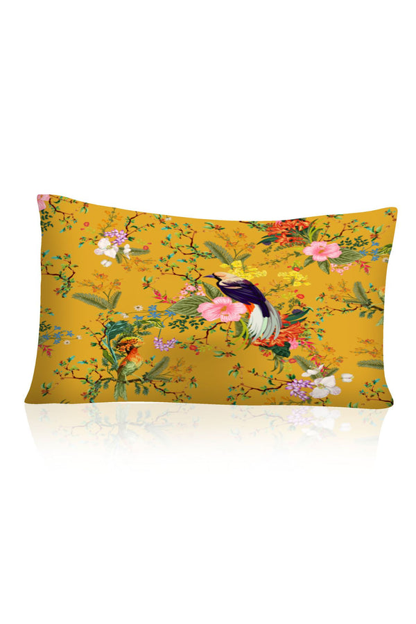 Designer Bird Print Pillow Cover