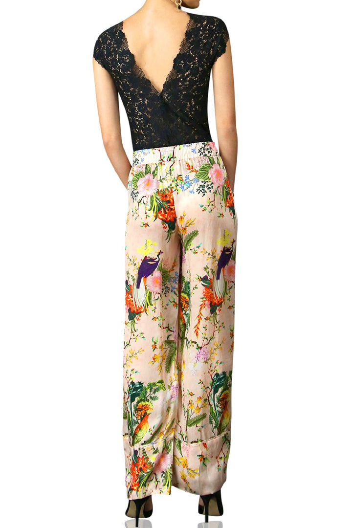 Designer-SIlk-Women-Straight-Leg-Pants