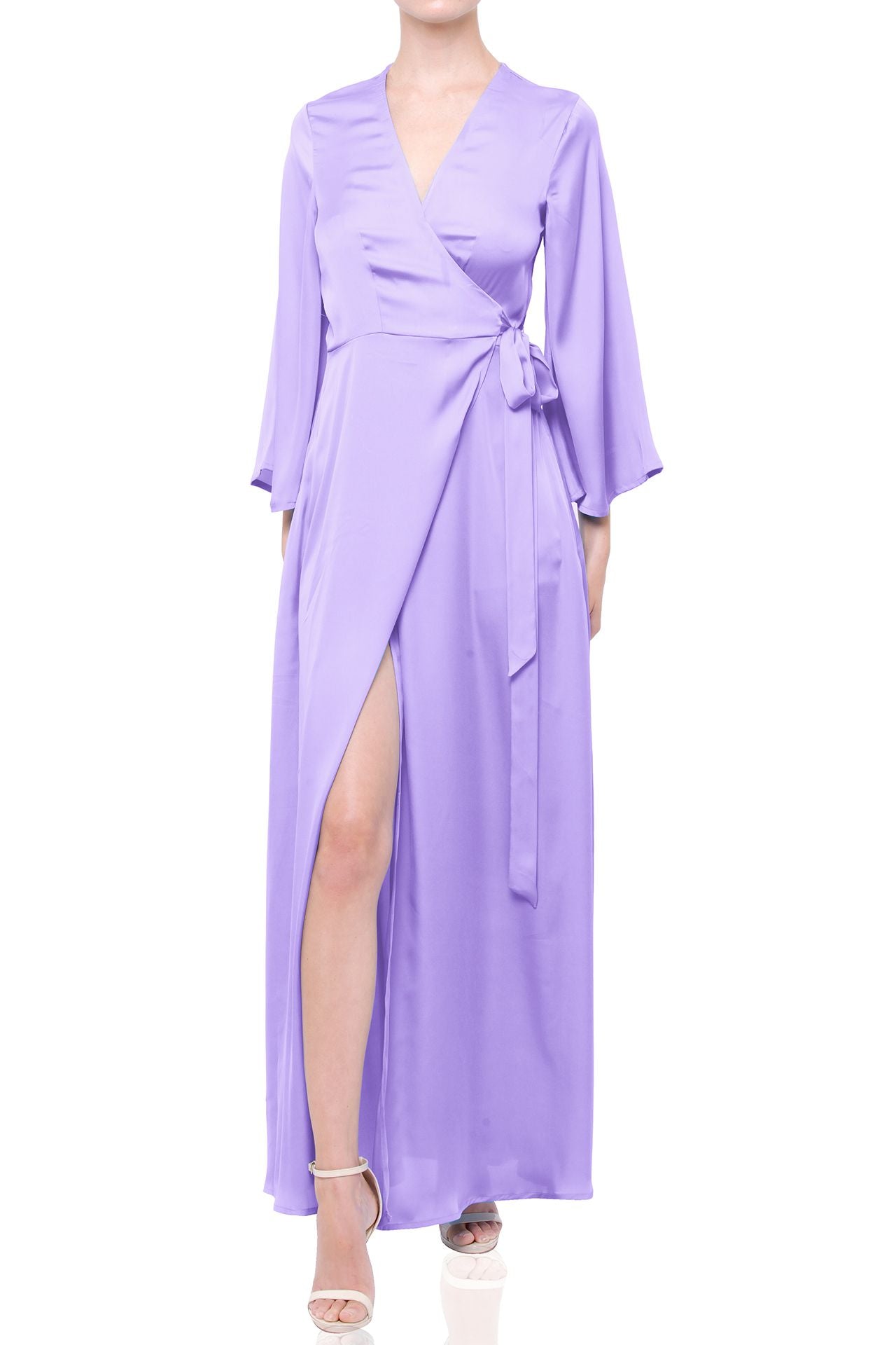 Women's LC Lauren Conrad High Low Wrap Maxi Dress, Size: XS, LT Purple