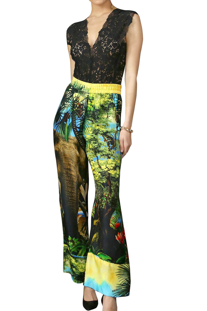 Kyle-Printed-High-Waist-Silk-Pants