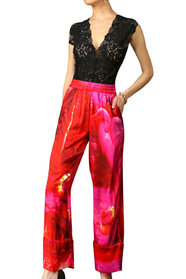 Kyle-Printed-High-Waist-Silk-Pants