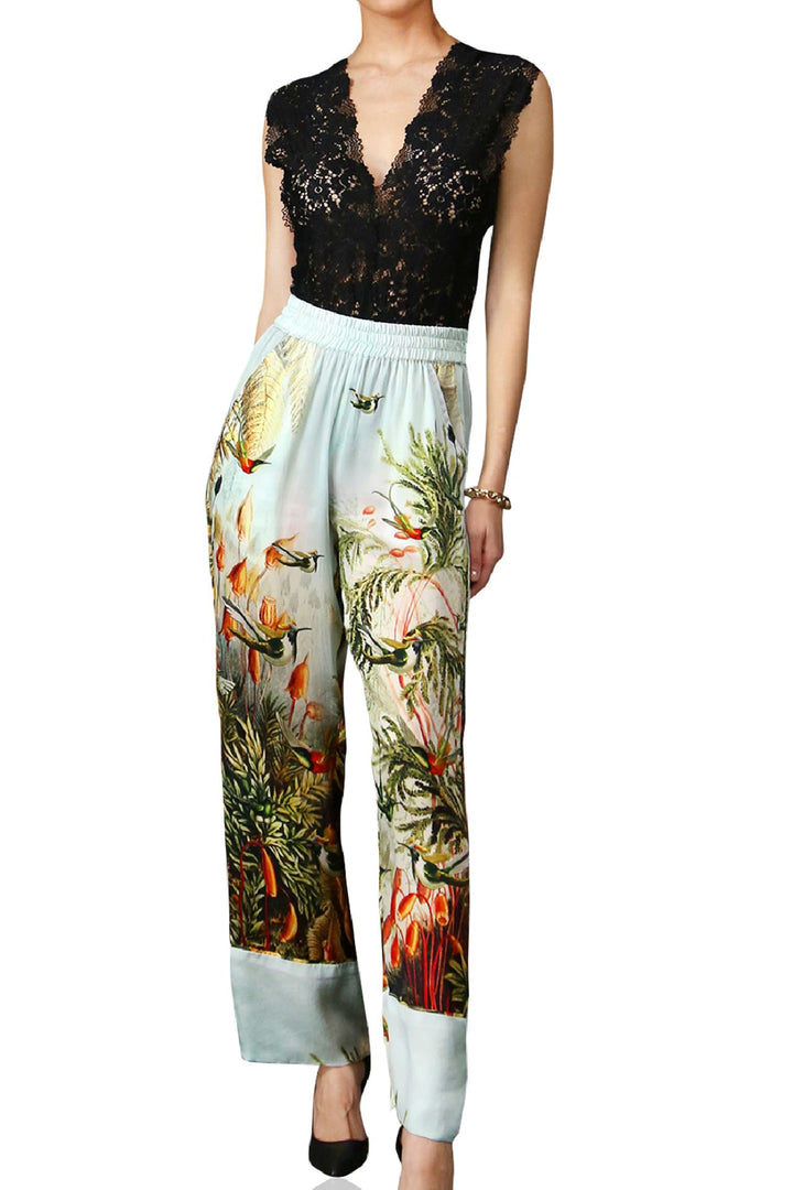 Kyle-Printed-High-Waist-Silk-Pants