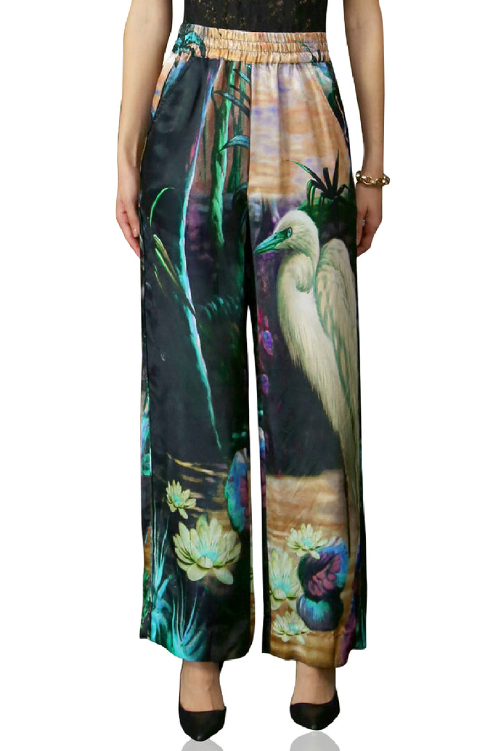 Satin-Silk-Designer-Women-Pants-Kyle-Richard