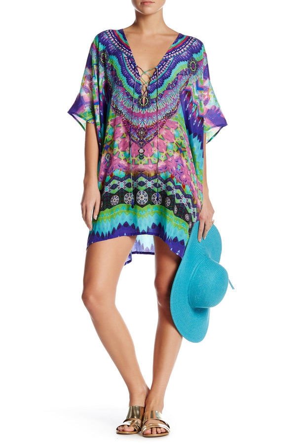 Kaftan Dress Short Caftan printed