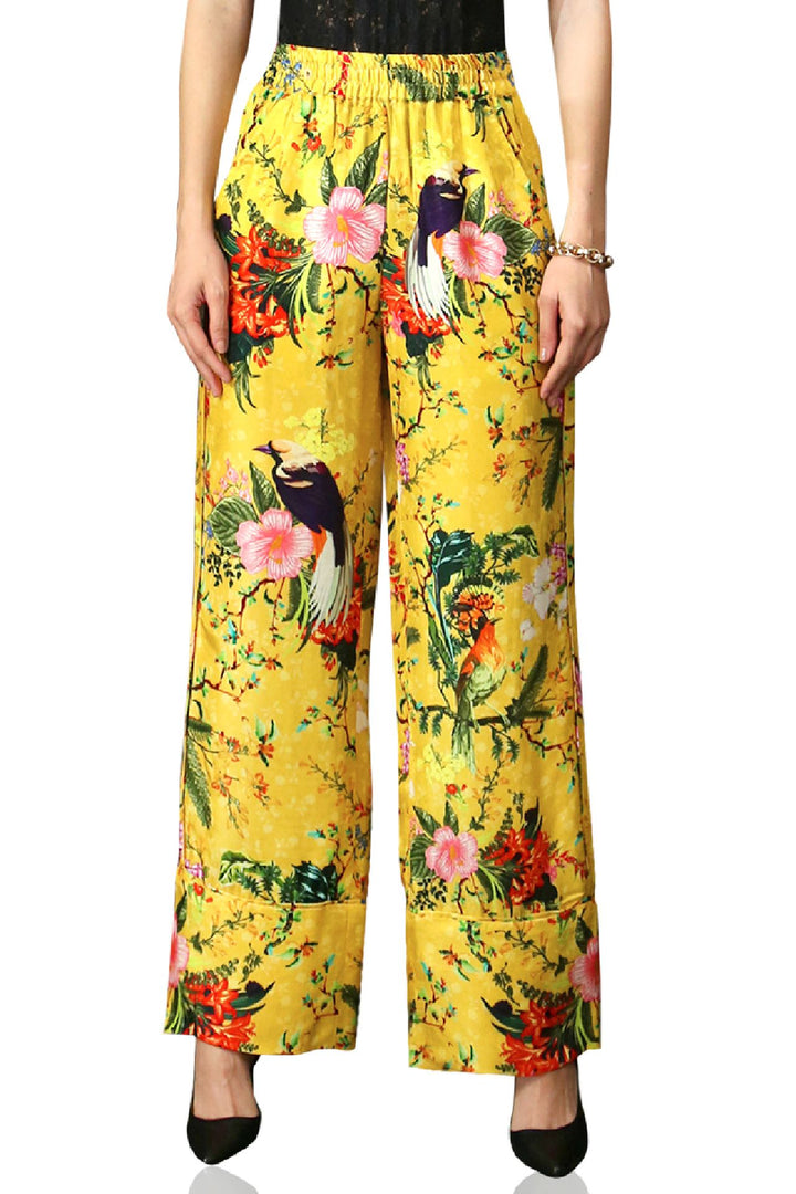 Wide-Leg-Women's-Designer-Silk-Pants-Kyle-Richards