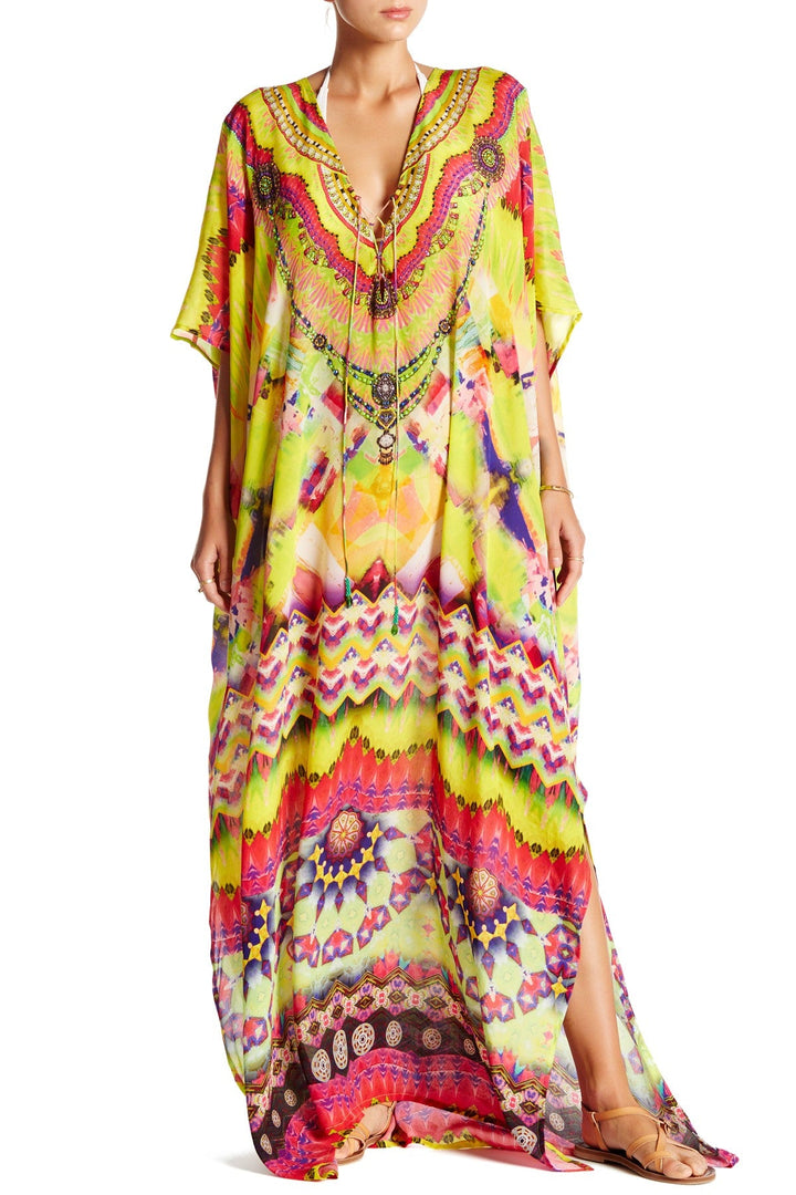 Kyle Richards Dubai Kaftan