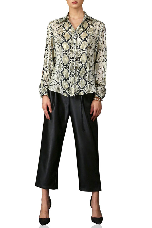 Snake print Lurex Shirt