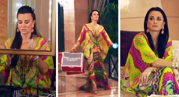 Kyle Richards Yellow  Caftan 