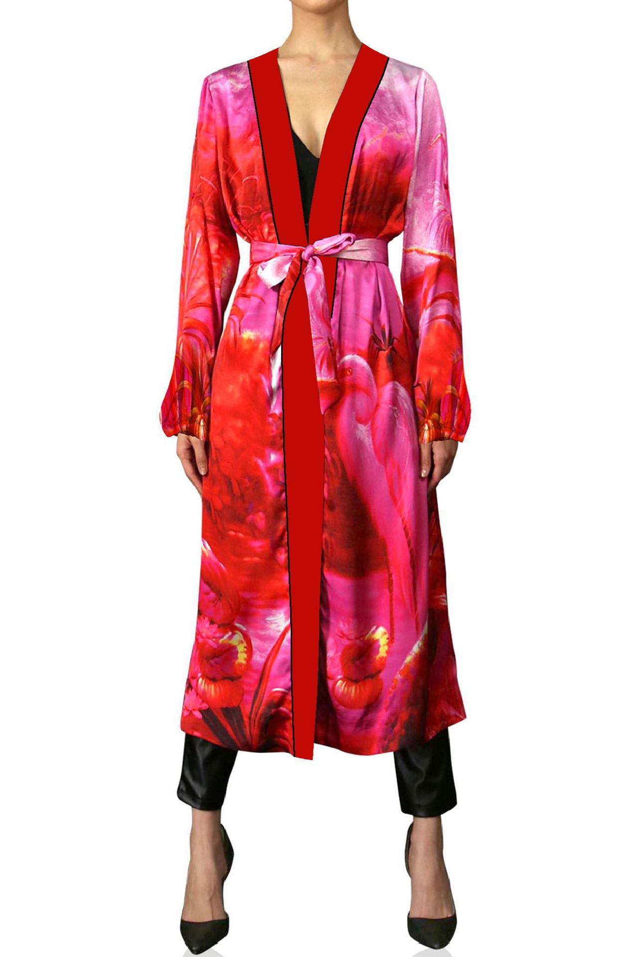 silk robe,
womens robe,
kimono robe,
Kyle X Shahida,
Kyle Richards,